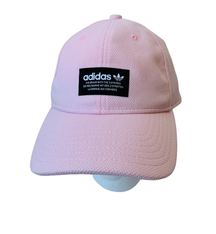 Adidas Pink Clear/Black Baseball Cap One Size -New With Tag