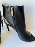 BCBGeneration Cornelius Corset in Black Leather High Heel Women’s Size 9
