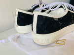 Christian Dior Walk’n Dior Lace Macrame Black Embroidered Sneakers Size 39