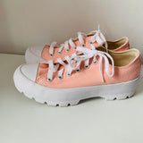 Converse All Star Storm Pink/White Sneaker Lugged OX Size 6.5 Women’s