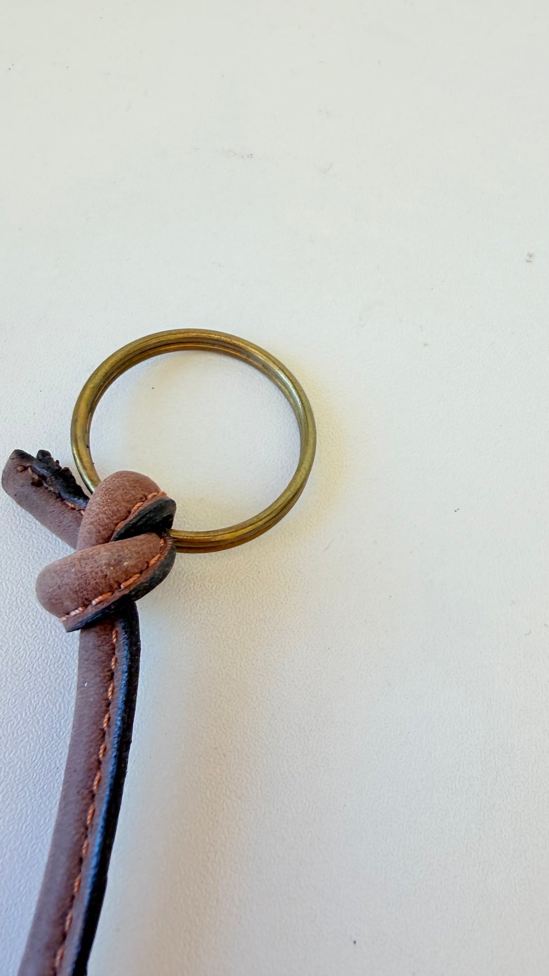 Handmade Argentina Leather Key Holder/ Handbag Charm