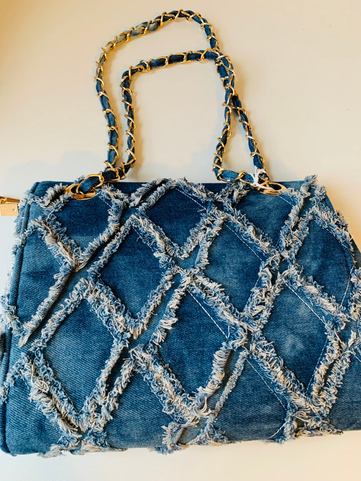 M Marco Quilted Jean Handbag /Crossbody