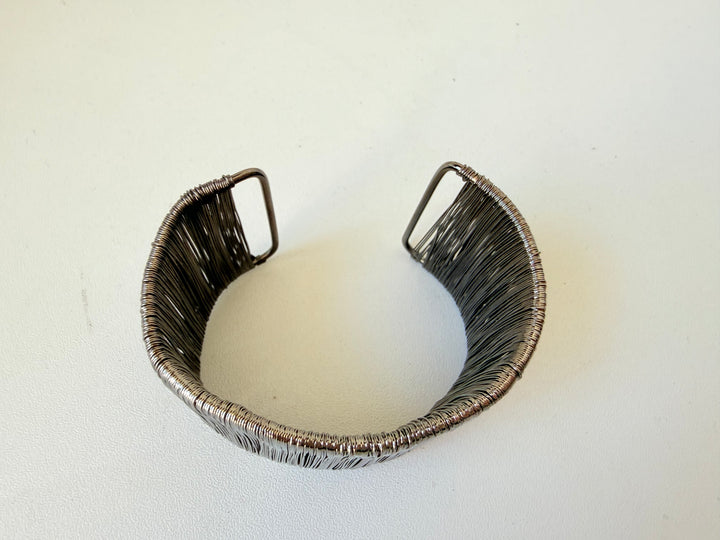 Silver Wire Cuff Bracelet