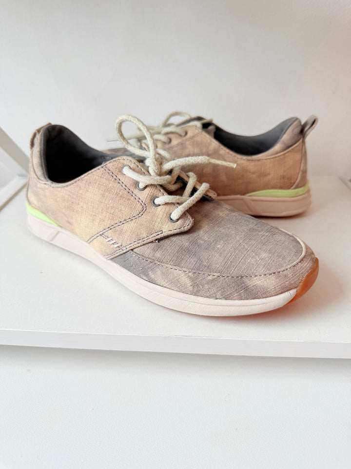 Reef Rover Low TX Low Top Tie Dye Canvas Sneakers Size 8