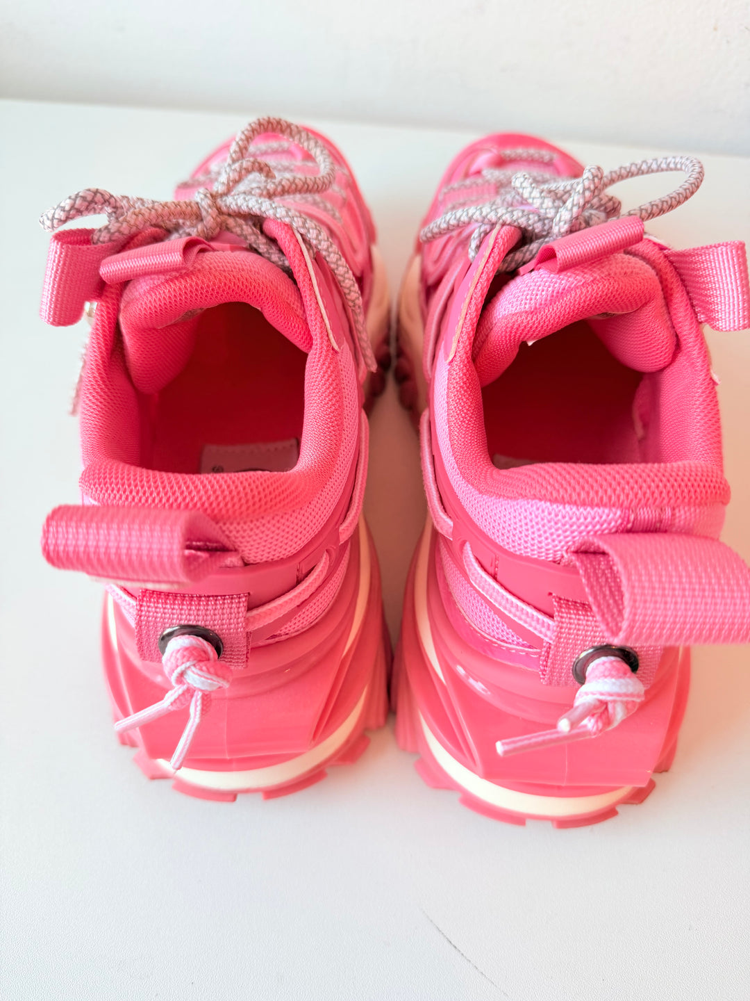 Javi Dominance Sneakers Pink/White Chunky Midsole Women’s Size 6.5