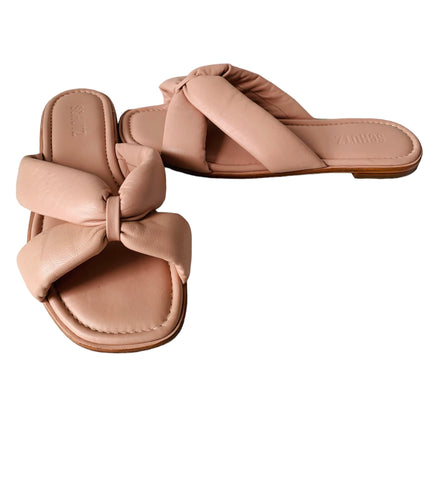 Schutz Fairy Slide Sandal In Blush Size 9.5