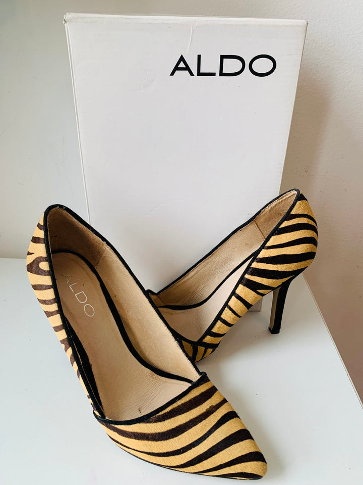 Aldo Zebra Print Pumps Size 37