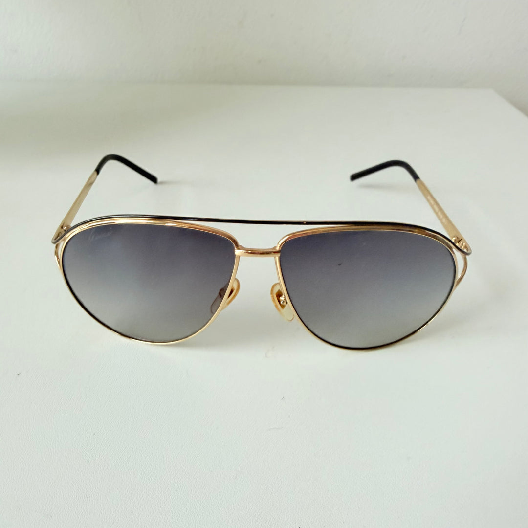 Gucci 4216 Gold Aviator Sunglasses