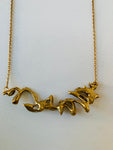 Rook & Crow Made By Hand Necklace in Gold Tone