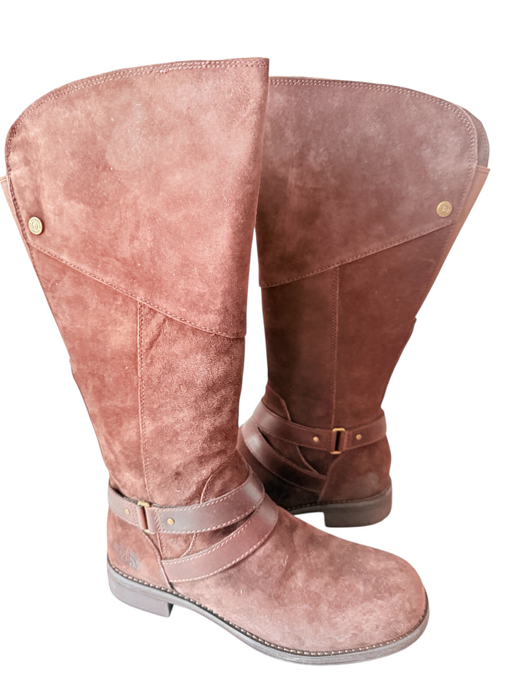 The North Face Women’s Bridgeton Brown Suede Knee Boots Size 8.5