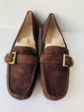 UGG Women’s Crawford Chocolate Brown Suede Driving Loafers Size 7 NEW