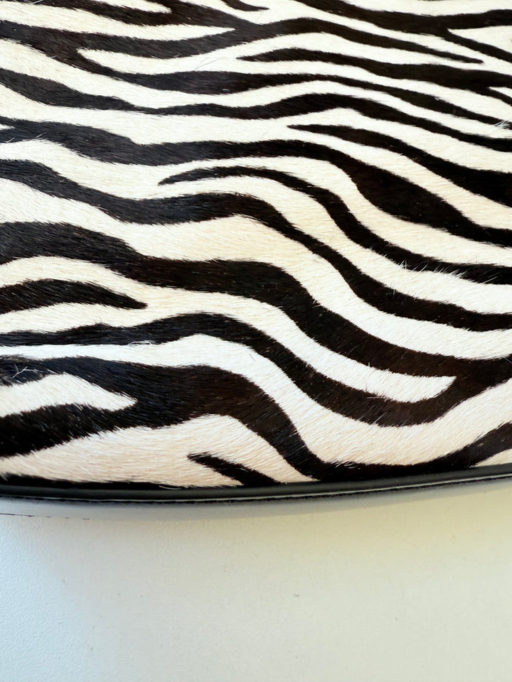 White House Black Market Zebra Clutch/Wristlet Handbag