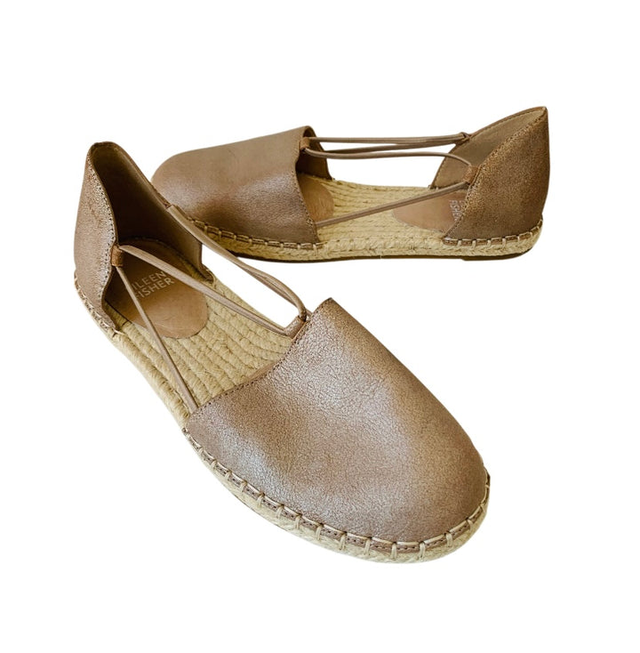 Eileen Fisher Gold Metallic Espadrilles Women’s Size 7.5