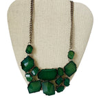 Off To See The Wizard Green Statement Necklace