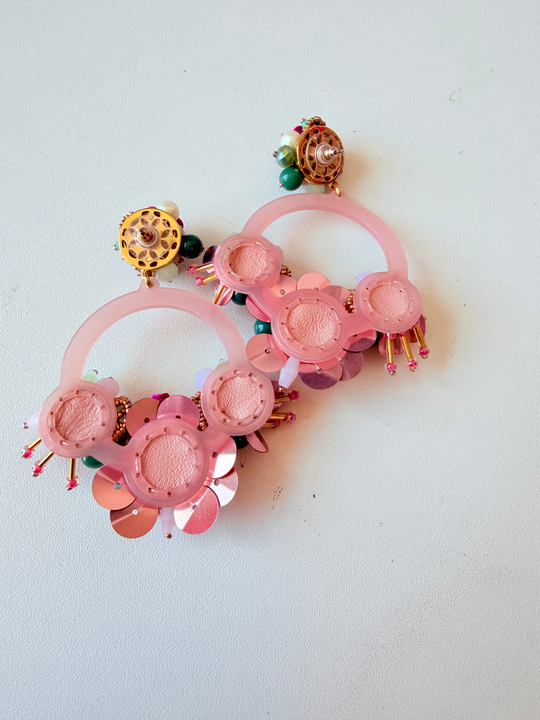 Kate Spade New York Vibrant Life Hoop Earrings Rare