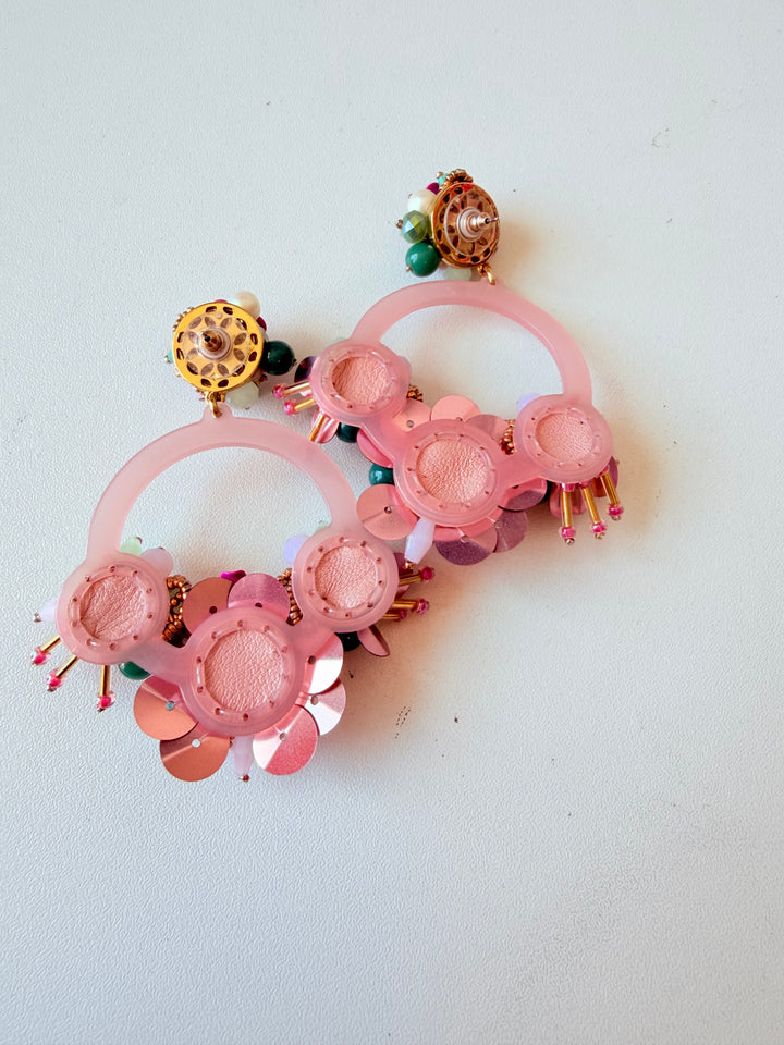 Kate Spade New York Vibrant Life Hoop Earrings Rare