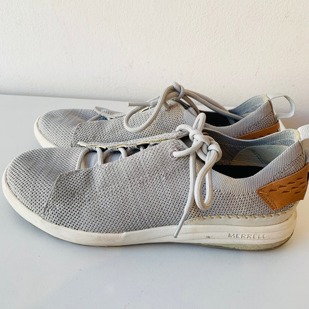 Merrrell Grey Gridway Sneakers Size 8