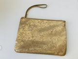 Stella & Dot In Charge Gold Metallic Wristlet