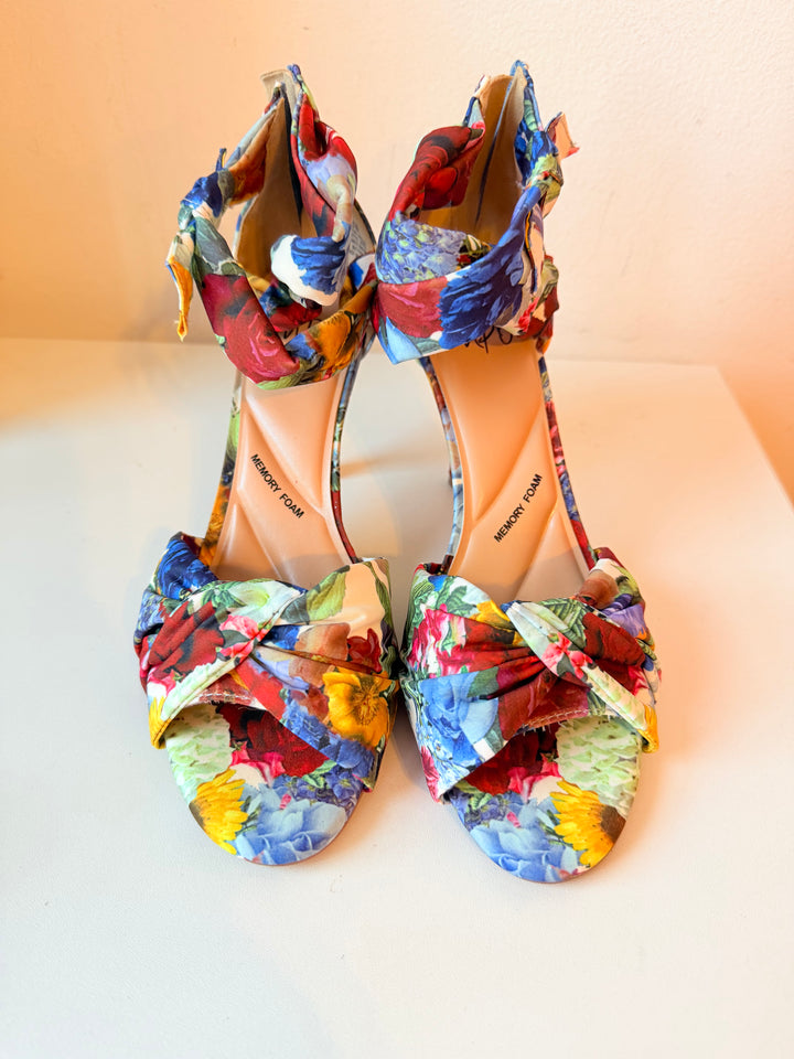 Impo Tristan Floral Heeled Sandal Size 8