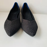 Rothy’s The Point Black Honeycomb Flats Size 7.5 Women’s