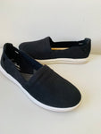 Clarks Cloudsteppers Black Breeze Step II Canvas Slip On Shoes New In Box Size 10