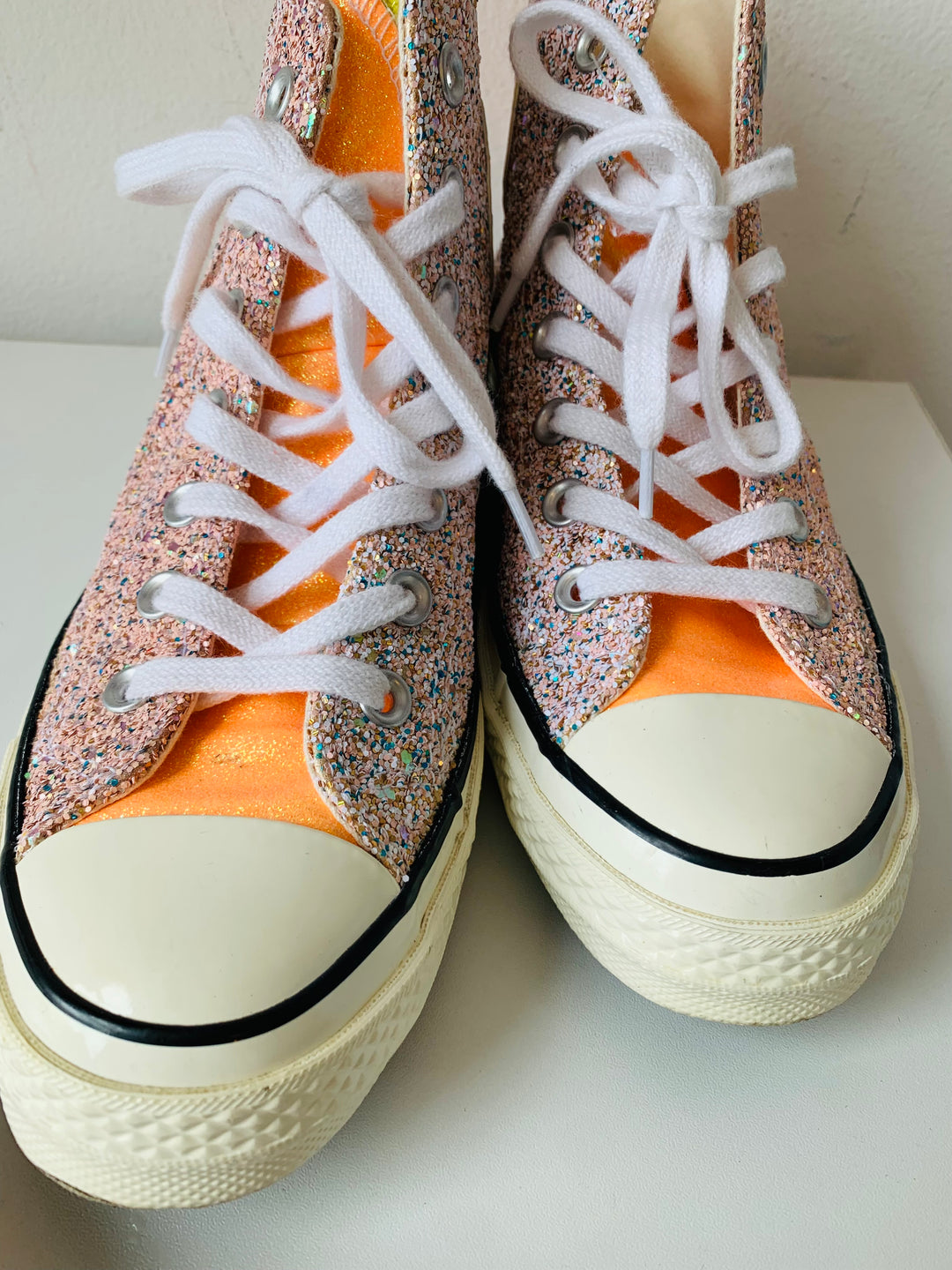 Converse Chuck 70 High JW a Anderson Glitter Nasturium Sneaker Size 6.5 Women’s New Never Worn