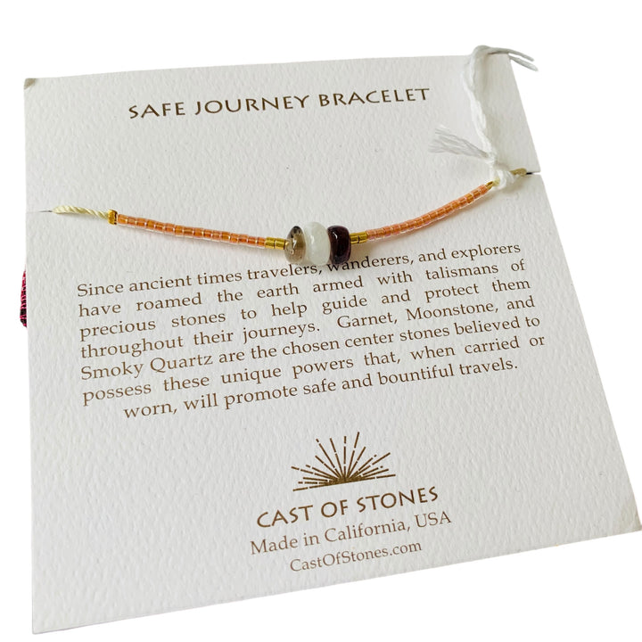Safe Journey Beaded Bracelet NWT