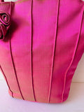 Gecko Traders Hand Woven SilK Pink Handbag