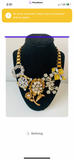 Banana Republic Rhinestone Statement Necklace in Gold & Silver Tone