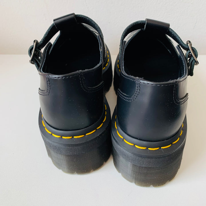 Doc Martens Bethan Black Polishes Smooth Mary Jane Size 6 Women’s