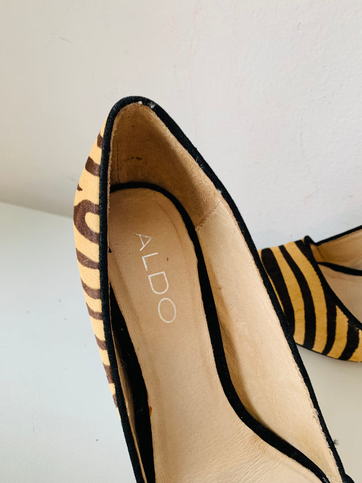 Aldo Zebra Print Pumps Size 37