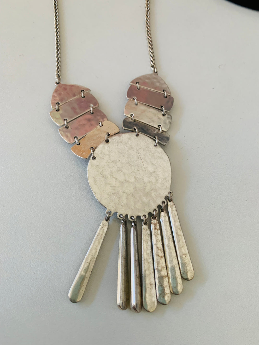 Lucky Brand Statement Silver Tone Necklace