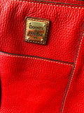 Dooney & Bourke Pebble Grain Lexington Tote in Red