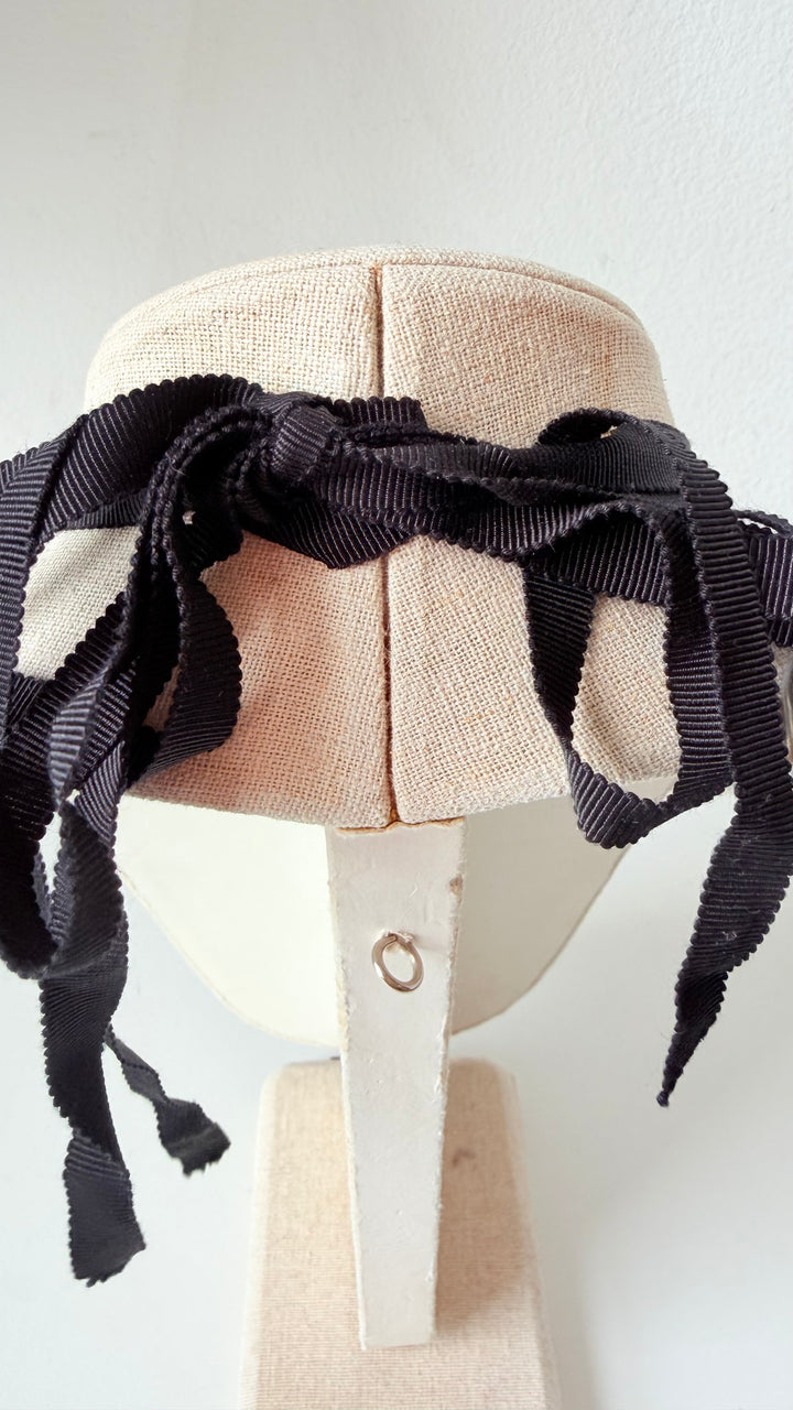 Chan Luu Mixed Media Multistrand Statement Necklace Grey/Black/Pearl