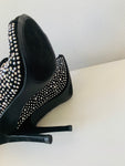 Shoedazzle Mackenzie Rhinestone Black Booties Size 7 NEW IN BOX