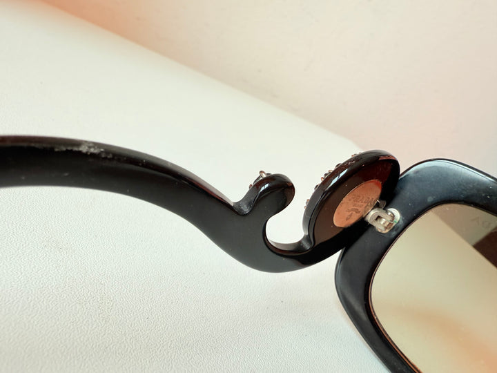 Prada Absolute Baroque Crystal Embellished Square Sunglasses