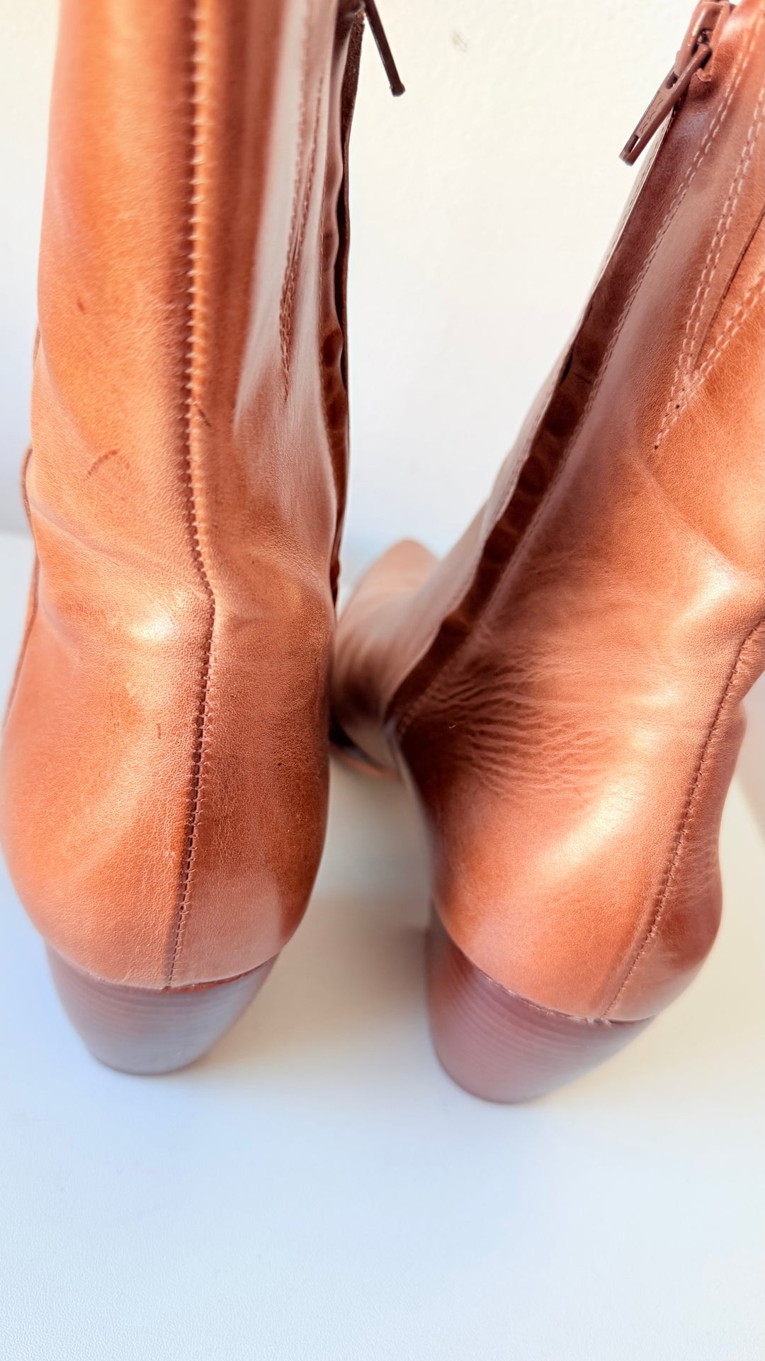 Matisse Caty Brown Leather Boots Size 10