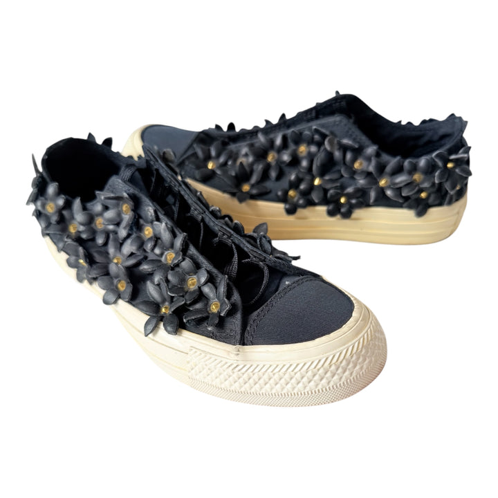 Converse+ PatBo Chuck Taylor All Star Low Top Floral Black Sneakers  Women’s Size 5.5