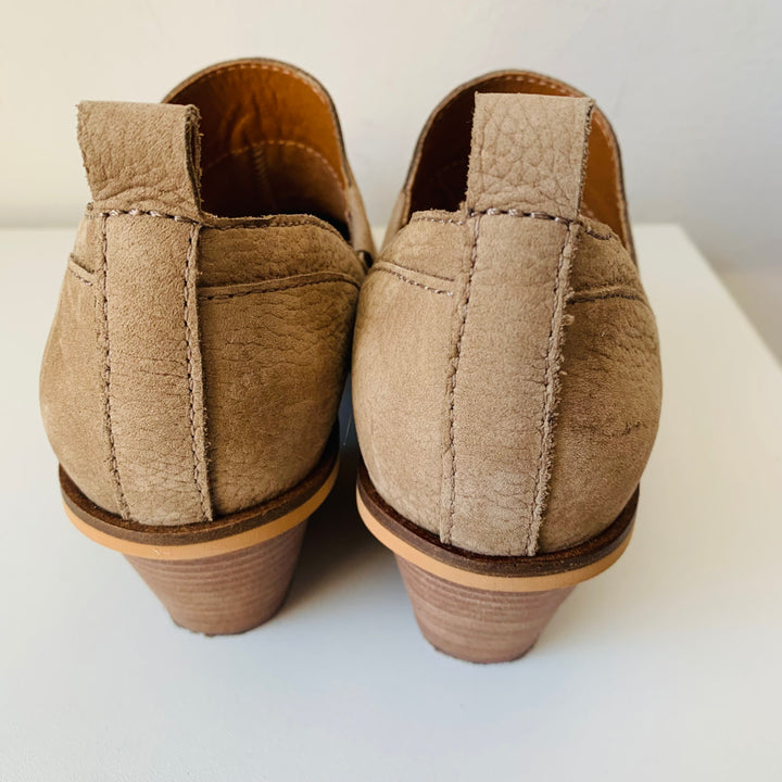 Lucky Brand Tan Suede Booties Size 6.5