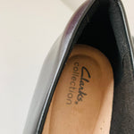 Clark’s Collection Women’s Juliet Monte Flats In Black /Patent Size 10 New in Box