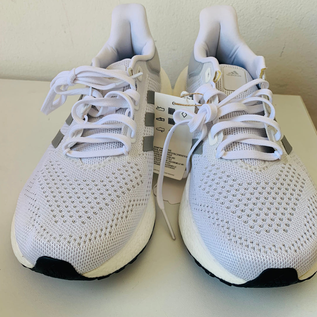 Adidas Pureboost Jet W Silver Metallic Running Shoes New In Box Size 9