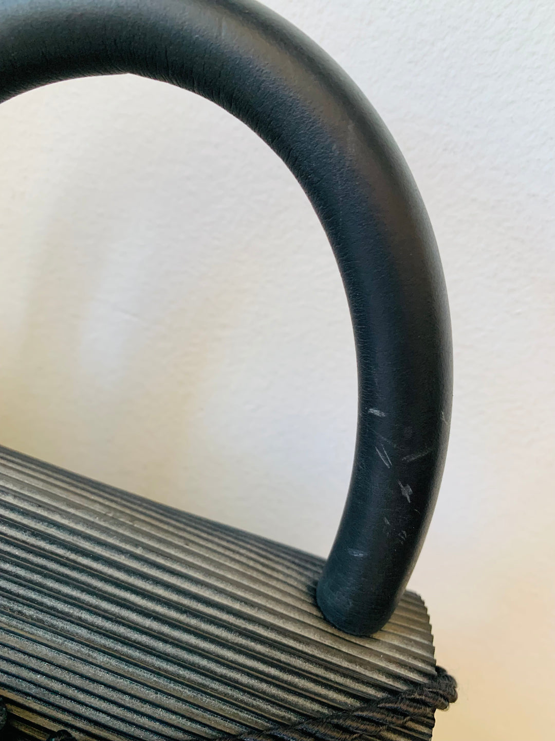 Fiber At Large Seattle Upcycled Black Tire Handbag