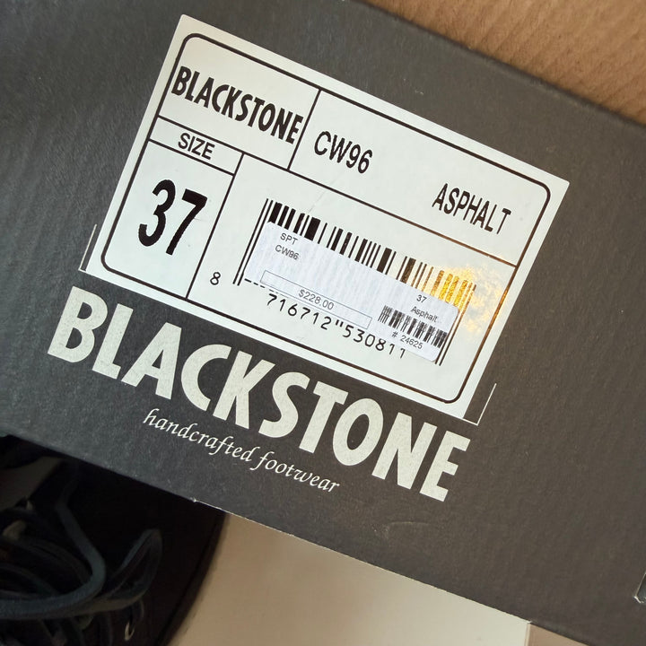 Blackstone ICON Emily CW96 Asphalt Sheepskin Boots Size 37