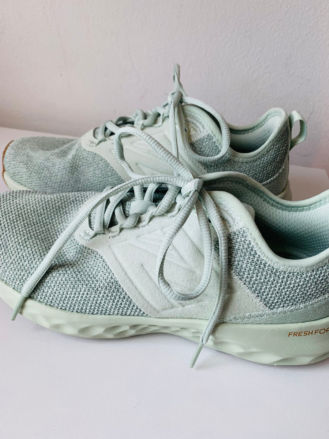 New Balance Fresh Foam Sport Women’s Running Shoes Mint/Silver Moss Size 7.5