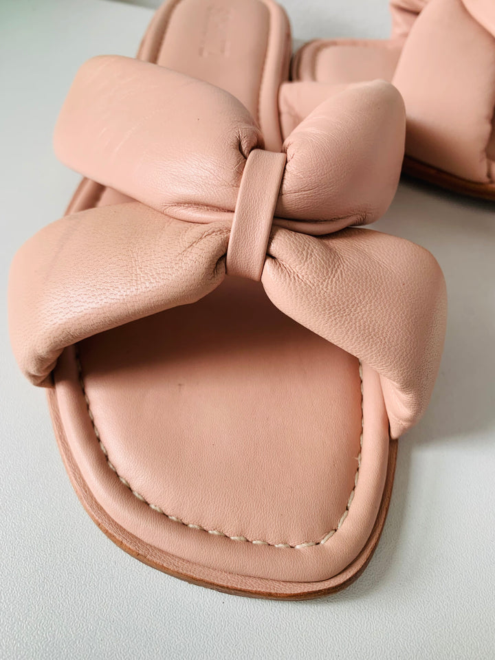 Schutz Fairy Slide Sandal In Blush Size 9.5