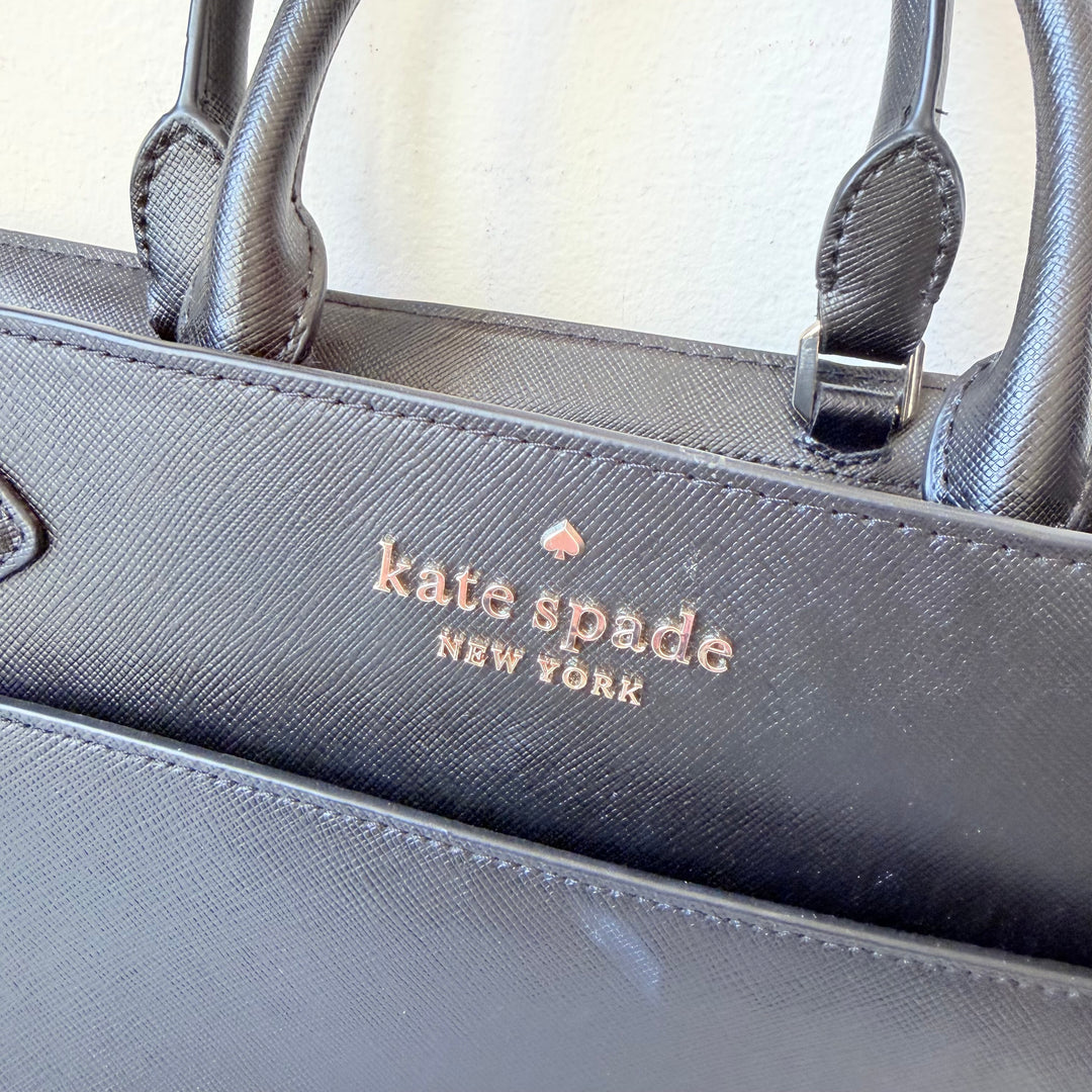 Kate Spade New York Black Saffiano Leather Handbag