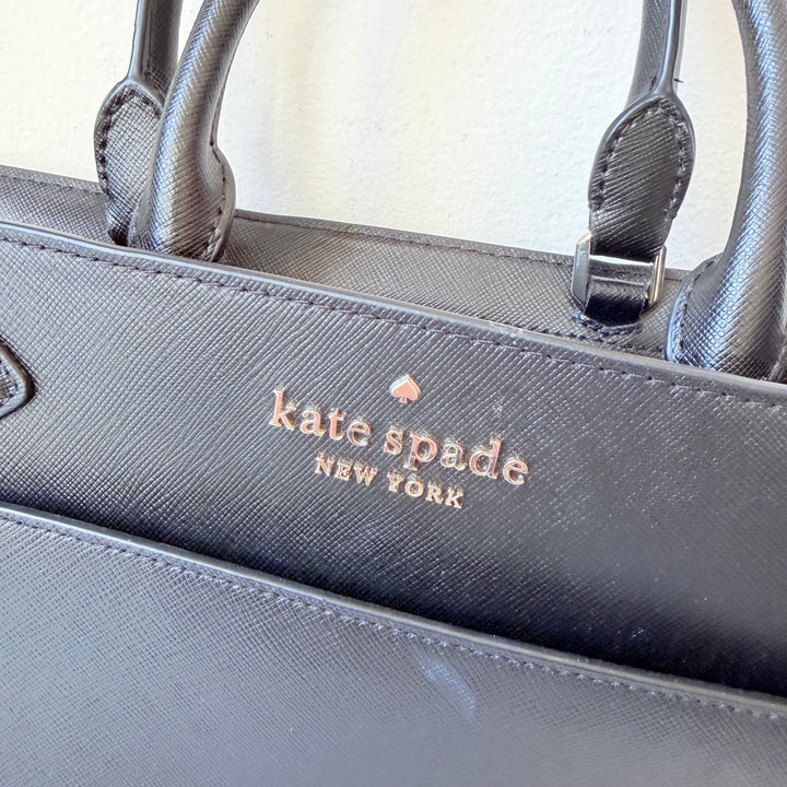 Kate Spade New York Black Saffiano Leather Handbag