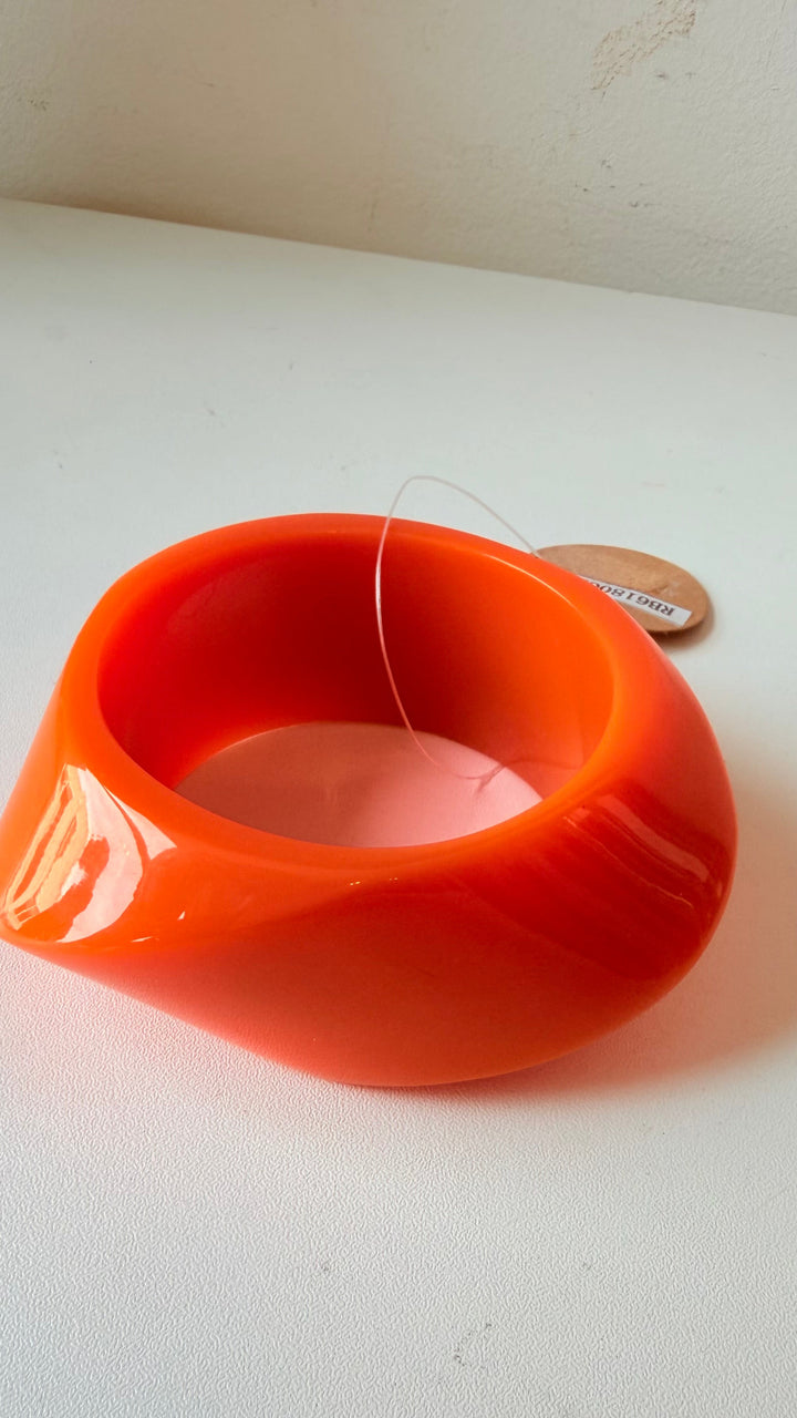Orange NWT Lucite Funky Bangle