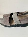 EILEEN FISHER Marlow Mary Jane
Wedge Gray Suede Women's Size 9.5