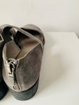 EILEEN FISHER Marlow Mary Jane
Wedge Gray Suede Women's Size 9.5